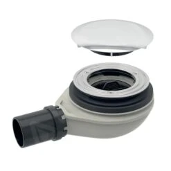 Geberit Toebehoren - Afvoerset, Met Klepdeksel, Glanzend Chroom 150.583.21.1