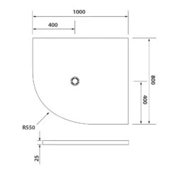 Polysan Flexia - Douchebak, 1000x800 Mm, Met De Mogelijkheid Om De Afmeting Aan Te Passen, Wit 91251 -Hansgrohe Winkel 0328133ac1a8883fc77cbfff