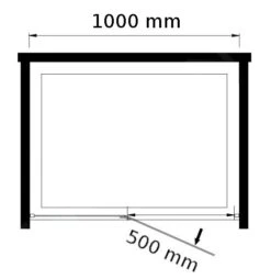 Lansanit LitLUX Brix - Pendel Douchedeur 1000 Mm, Links, Glanzend Aluminium/helder Glas H2Y-10L -Hansgrohe Winkel 0ad209f815e66c8b5f332231