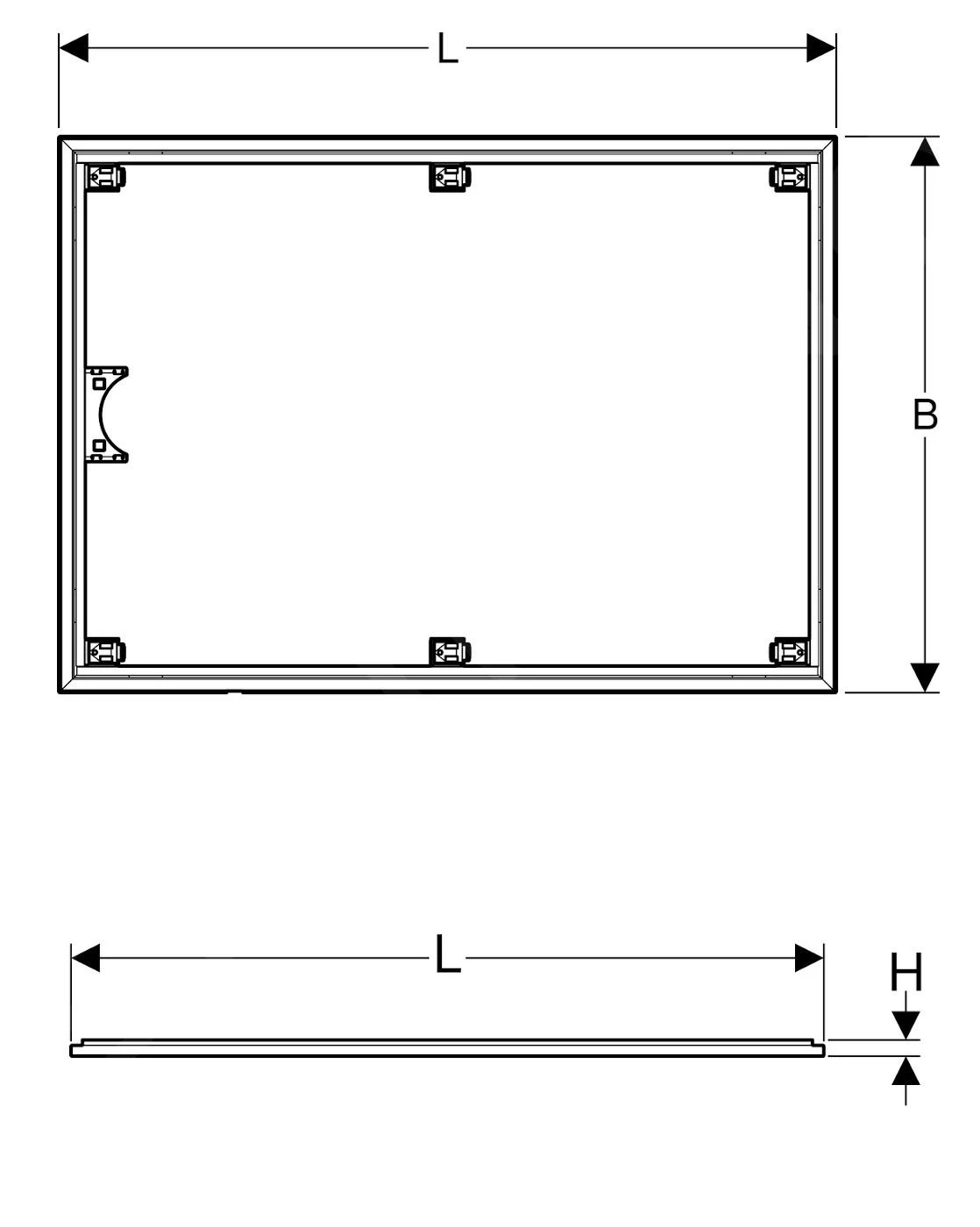 Geberit Setaplano - Installatieframe Voor Douchebakken, 800x1500 Mm, Voor 6 Steunpoten 154.467.00.1 4 Geberit Setaplano - Installatieframe Voor Douchebakken, 800x1500 Mm, Voor 6 Steunpoten 154.467.00.1 - Afbeelding 2
