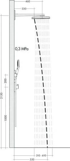 Hansgrohe Rainmaker Select - Hoofddouche 460 Mm, 2jet, Douchearm 460 Mm, Wit/chroom 24005400 -Hansgrohe Winkel 120c06f914db6ed41dfd1453