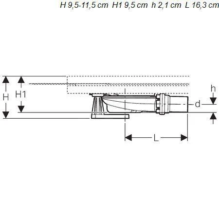 Geberit Setaplano - Afvoerset Met 4 Steunpoten, Voor Setaplano Douchebak, Waterslothoogte 30 Mm 154.020.00.1 4 Geberit Setaplano - Afvoerset Met 4 Steunpoten, Voor Setaplano Douchebak, Waterslothoogte 30 Mm 154.020.00.1 - Afbeelding 2