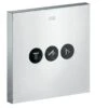 Axor ShowerSelect - Afdekset Voor Stopkraan Met 3 Stopfuncites, Chroom 36717000