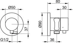 Keuco IXMO - 3-weg Stop- En Omstelkraan Met Slangaansluiting En Handdouchehouder Inbouw, Mat Zwart 59548371201 -Hansgrohe Winkel 1bf23b2b5718700cc2ae75f3