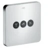 Axor ShowerSelect - Afdekset Voor Stopkraan Met 3 Stopfuncites, Chroom 36773000 -Hansgrohe Winkel 2aa04559749339cd9bc257e9