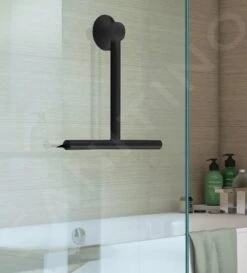 Sapho Gedy Badkameraccessoires - Gummy Glaswisser, Mat Zwart 264114 -Hansgrohe Winkel 2ac641e8f1f8233d9efd7e5a