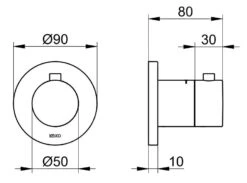 Keuco IXMO - Inbouw Thermostatische Kraan, Rvs 59553070001 -Hansgrohe Winkel 2c615ea7ab2f35a26e8c5fbc