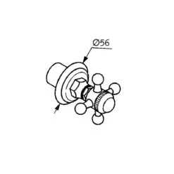 Kludi Adlon - Inbouwstopkraan, Messing 518154520 -Hansgrohe Winkel 31914e2df6aacf81832f8d2b