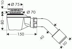 Hansgrohe Starolift '52 - Complete Set Met Afvoerset, Chroom 60060000 4 Hansgrohe Starolift '52 - Complete Set Met Afvoerset, Chroom 60060000 - Afbeelding 2