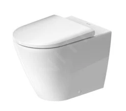 Duravit D-Neo - Staand Toilet, Afvoer Horizontaal, Rimless, Wit 2003090000