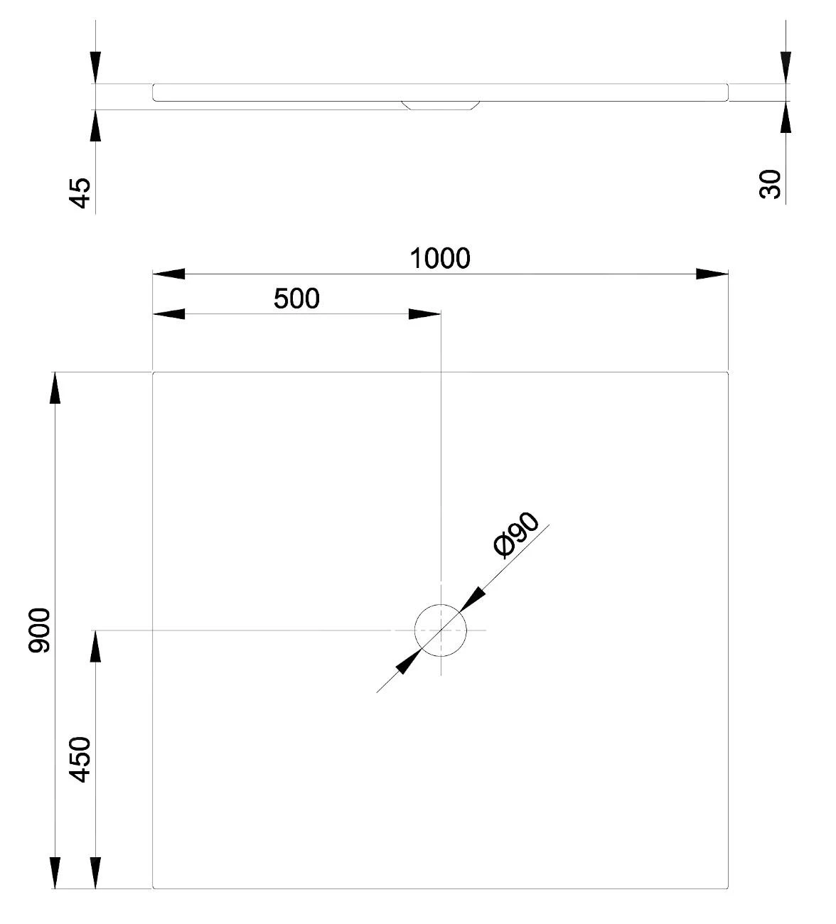 Bette Floor - Douchebak 1000x900 Mm, BetteGlaze Plus, Wit 1661-000PLUS 4 Bette Floor - Douchebak 1000x900 Mm, BetteGlaze Plus, Wit 1661-000PLUS - Afbeelding 2