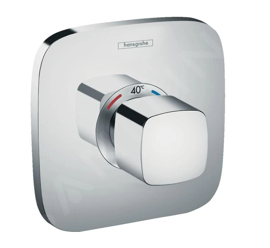 Hansgrohe Ecostat E - Highflow Inbouw Thermostaat, Chroom 15706000 3 Hansgrohe Ecostat E - Highflow Inbouw Thermostaat, Chroom 15706000