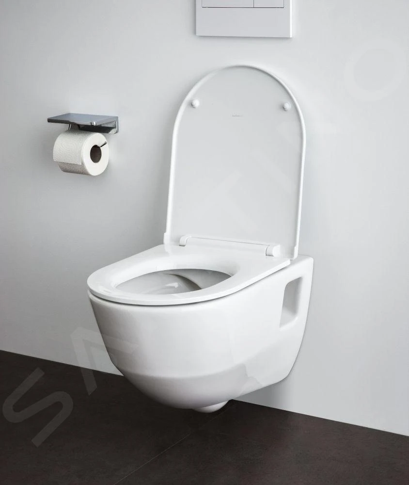 Laufen Pro - Hangend Toilet Met Slim Wc-bril, Slowclose, Rimless, Wit H8669540000001 7 Laufen Pro - Hangend Toilet Met Slim Wc-bril, Slowclose, Rimless, Wit H8669540000001 - Afbeelding 5
