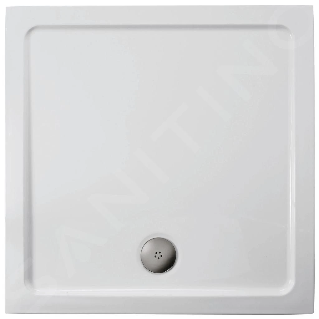 Ideal Standard Simplicity Stone - Douchebak Gietmarmer 810x810 Mm, Wit L504401 3 Ideal Standard Simplicity Stone - Douchebak Gietmarmer 810x810 Mm, Wit L504401