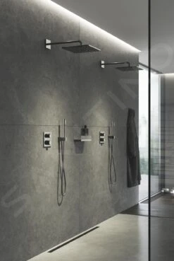 Grohe Rainshower SmartActive Cube - Hoofddouche 310, Douchearm 430 Mm, 2-jets, Hard Graphite 26479A00 -Hansgrohe Winkel 4ff1eebe27320b57453bfd0c
