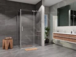 Lansanit LitLUX Brix - Pendel Douchedeur 1200 Mm, Rechts, Glanzend Aluminium/helder Glas H2Y-12R -Hansgrohe Winkel 503a44bd4ebe7d8d841f1eca 1