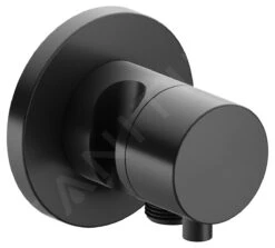 Keuco IXMO - Afsluit- En Omstelventiel Inbouw, 3-weg, Met Slangaansluiting En Douchehouder, Zwart Chroom 59549131201