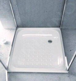 Aqualine Douchebakken - Geëmailleerde Douchebak, 700x700x120 Mm, Wit PD70X70 -Hansgrohe Winkel 558b6427ff53ddb6ab9e2b53