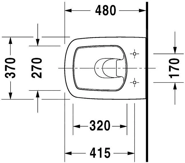 Duravit DuraStyle - Compact Wandcloset, Met WonderGliss, Wit 25390900001 4 Duravit DuraStyle - Compact Wandcloset, Met WonderGliss, Wit 25390900001 - Afbeelding 2