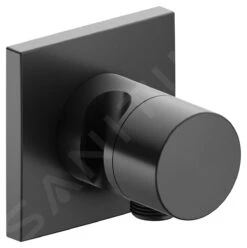 Keuco IXMO - Afsluit- En Omstelventiel Inbouw, 2-weg, Met Slangaansluiting En Douchehouder, Zwart Chroom 59557130202