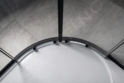 Gelco Sigma - Douchehoek 100x100 Cm, R550, Mat Zwart/helder Glas GS5510B -Hansgrohe Winkel 6d8af60d662f41095f1a3543