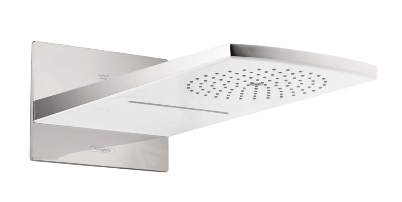 Hansgrohe Raindance - Rainfall 180 Hoofddouche, 2jet, Wit/chroom 28433400 3 Hansgrohe Raindance - Rainfall 180 Hoofddouche, 2jet, Wit/chroom 28433400