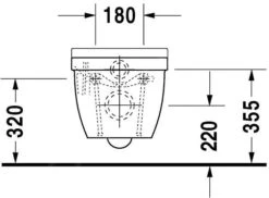 Duravit Starck 3 - Wandcloset, Met WonderGliss, Wit 22250900001 11 Duravit Starck 3 - Wandcloset, Met WonderGliss, Wit 22250900001 -Hansgrohe Winkel 76b1a3d45d1ca87db99cc706