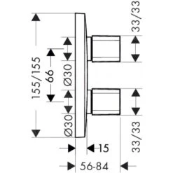 Hansgrohe PuraVida - Stop- En Omstelkraan IControl Voor PuraVida, Chroom 15777000 6 Hansgrohe PuraVida - Stop- En Omstelkraan IControl Voor PuraVida, Chroom 15777000 -Hansgrohe Winkel 79648ae90499574e1ece1d9f