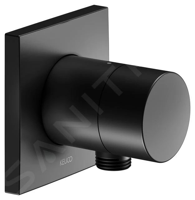 Keuco IXMO - Stopkraan Met Slangaansluiting Inbouw, Mat Zwart 59541370102 3 Keuco IXMO - Stopkraan Met Slangaansluiting Inbouw, Mat Zwart 59541370102