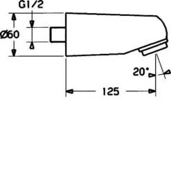Hansa Jet - Sportdouche, Chroom 04860100 -Hansgrohe Winkel 81a1833321896deb0ff3cb4c