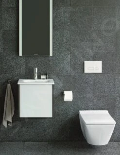 Duravit Viu - Wandtoilet, Rimless, Met WonderGliss, Alpine Wit 25110900001 -Hansgrohe Winkel 8debc87bbb1ea736a1723b9c