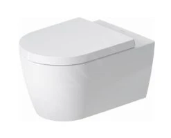 Duravit ME By Starck - Hangend Toilet Met HygieneFlush, Rimless, HygieneGlaze, Wit/mat Wit 2579099000
