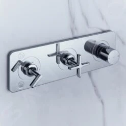 Axor Citterio E - Afdekset Voor Thermostaat Met 2 Functies, Chroom 36703000 11 Axor Citterio E - Afdekset Voor Thermostaat Met 2 Functies, Chroom 36703000 -Hansgrohe Winkel 9383969ad062d584aeecfe78