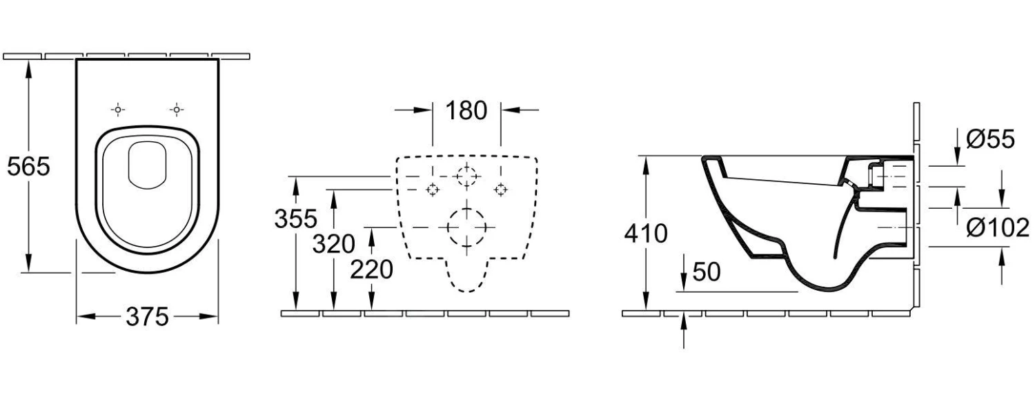 Villeroy & Boch Subway 2.0 - Wandcloset, Aquareduct, Met Ceramicplus, Alpine Wit 560010R1 4 Villeroy & Boch Subway 2.0 - Wandcloset, Aquareduct, Met Ceramicplus, Alpine Wit 560010R1 - Afbeelding 2