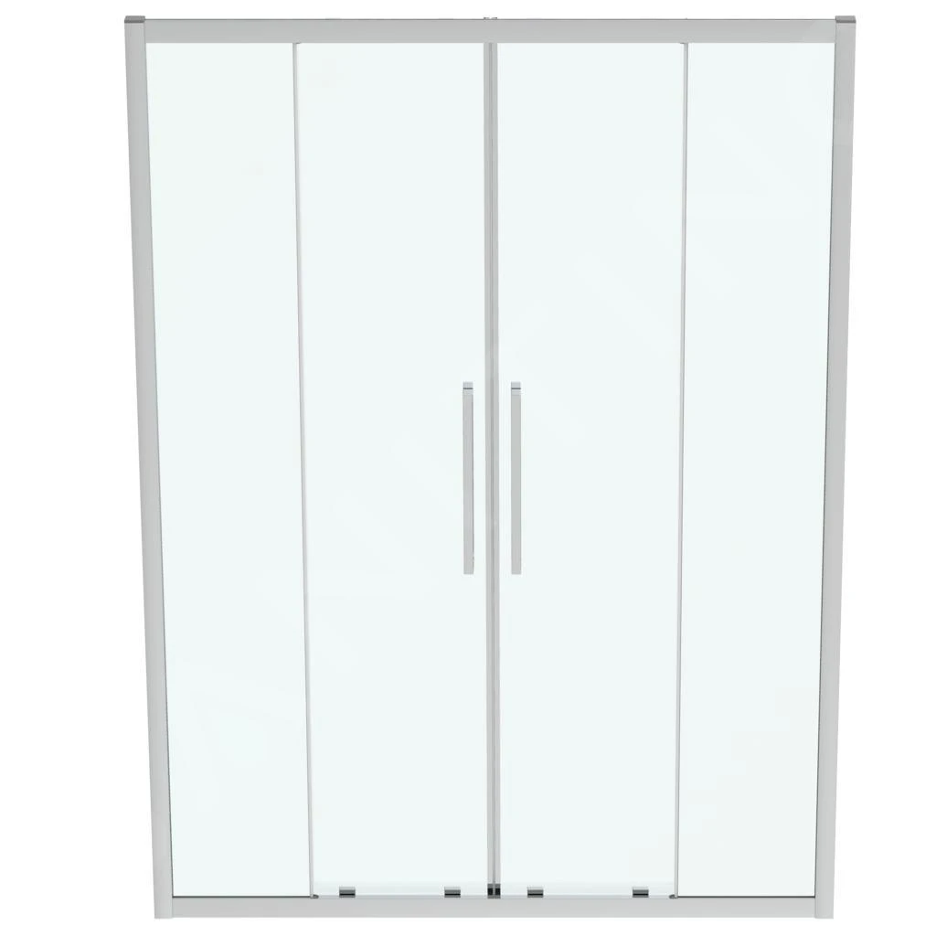 Ideal Standard I.Life - Douche Schuifdeur, Vierdelige, 1500 Mm, Silver Bright/helder Glas T4951EO 5 Ideal Standard I.Life - Douche Schuifdeur, Vierdelige, 1500 Mm, Silver Bright/helder Glas T4951EO - Afbeelding 3