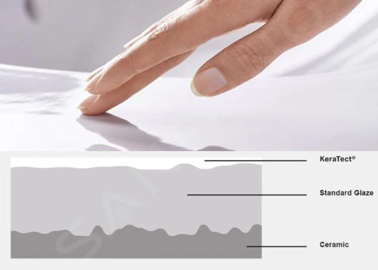 Geberit Citterio - Staande Closet, Rimfree, KeraTect, Wit 500.512.01.1 8 Geberit Citterio - Staande Closet, Rimfree, KeraTect, Wit 500.512.01.1 - Afbeelding 6