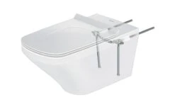 Duravit Viu - Wandtoilet Compact, Rimless, DuraFix, Met HygieneGlaze, Alpine Wit 2573092000 13 Duravit Viu - Wandtoilet Compact, Rimless, DuraFix, Met HygieneGlaze, Alpine Wit 2573092000 -Hansgrohe Winkel PHOTO 577