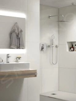 Ideal Standard Idealrain Cube - Hoofddouche LUXE, 200x200 Mm, Roestvrij Staal B0387MY -Hansgrohe Winkel a11e06c595eaa5aa4bbc7363