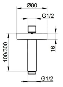 Keuco Elegance - Douchearm Voor Wandaansluiting, Lengte 300 Mm, Chroom 51689010300 -Hansgrohe Winkel a50ea1279b5e506bf093a5c6