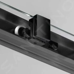 Gelco Sigma - Douchehoek 100x100 Cm, R550, Mat Zwart/helder Glas GS5510B -Hansgrohe Winkel aaf354897f118202c5a80010 1