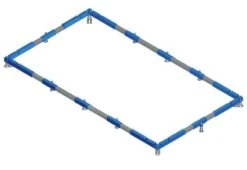 Villeroy & Boch Toebehoren - ViFrame Montageframe, Voor Kleinformaat Douchebakken (tot 1000 X 1000) Van Quaryl U91412300