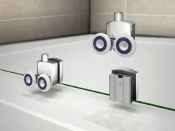 Lansanit LitIN Vati - Douche Schuifdeur 1200 Mm, Glanzend Aluminium/helder Glas SR12-6-190-C -Hansgrohe Winkel abcec152659d8bc5f54d9791 1