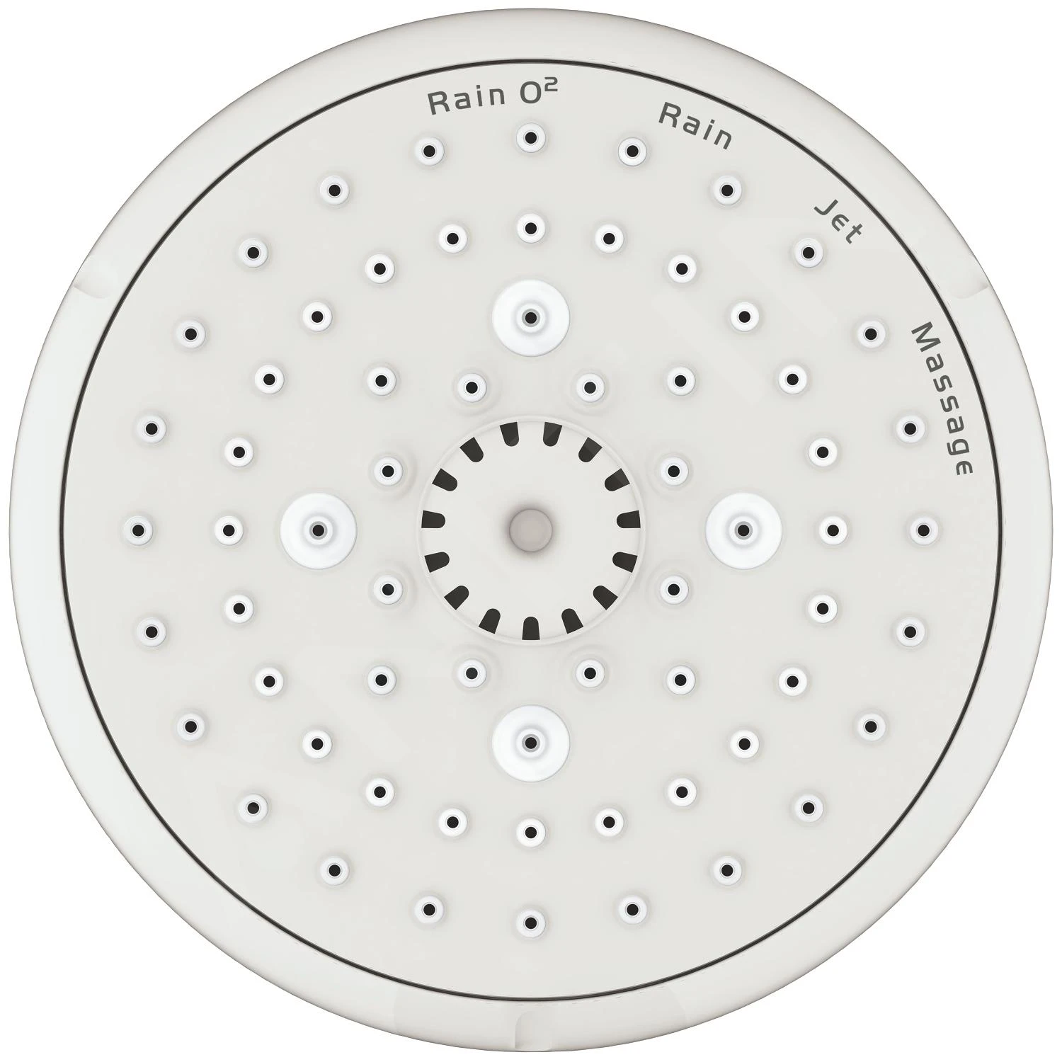 Grohe Tempesta New - Hoofddouche 4jet, Chroom 27606001 5 Grohe Tempesta New - Hoofddouche 4jet, Chroom 27606001 - Afbeelding 3