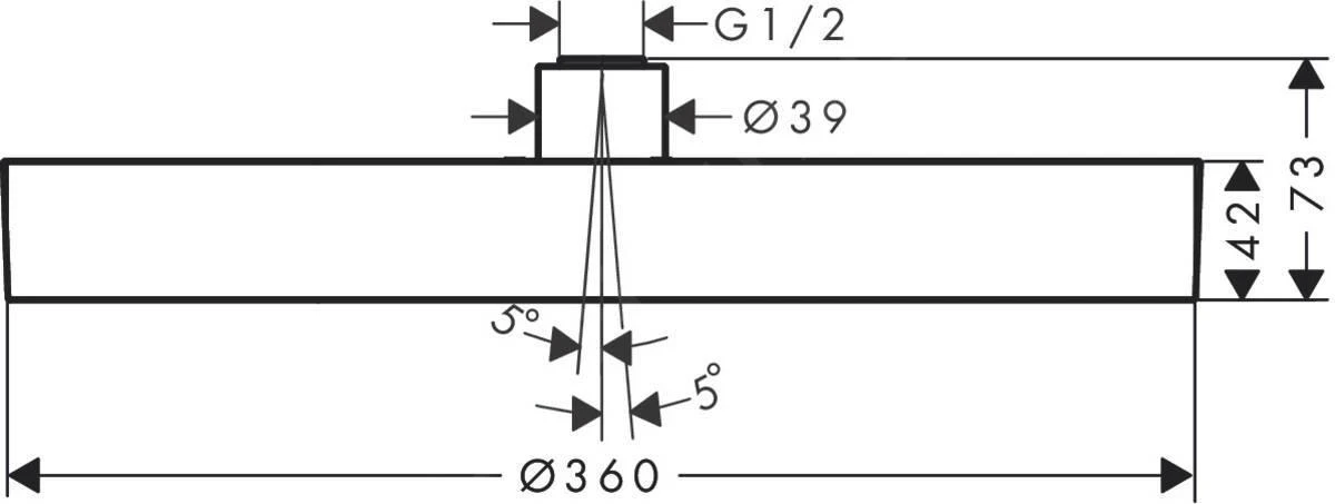 Hansgrohe Rainfinity - Hoofddouche 360, 1 Jet, Mat Wit 26231700 4 Hansgrohe Rainfinity - Hoofddouche 360, 1 Jet, Mat Wit 26231700 - Afbeelding 2