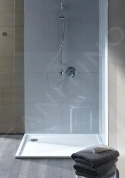 Duravit Starck Slimline - Douchebak 800x800 Mm, Wit 720114000000000 -Hansgrohe Winkel b5f7e07fcc9f386b45fa953f