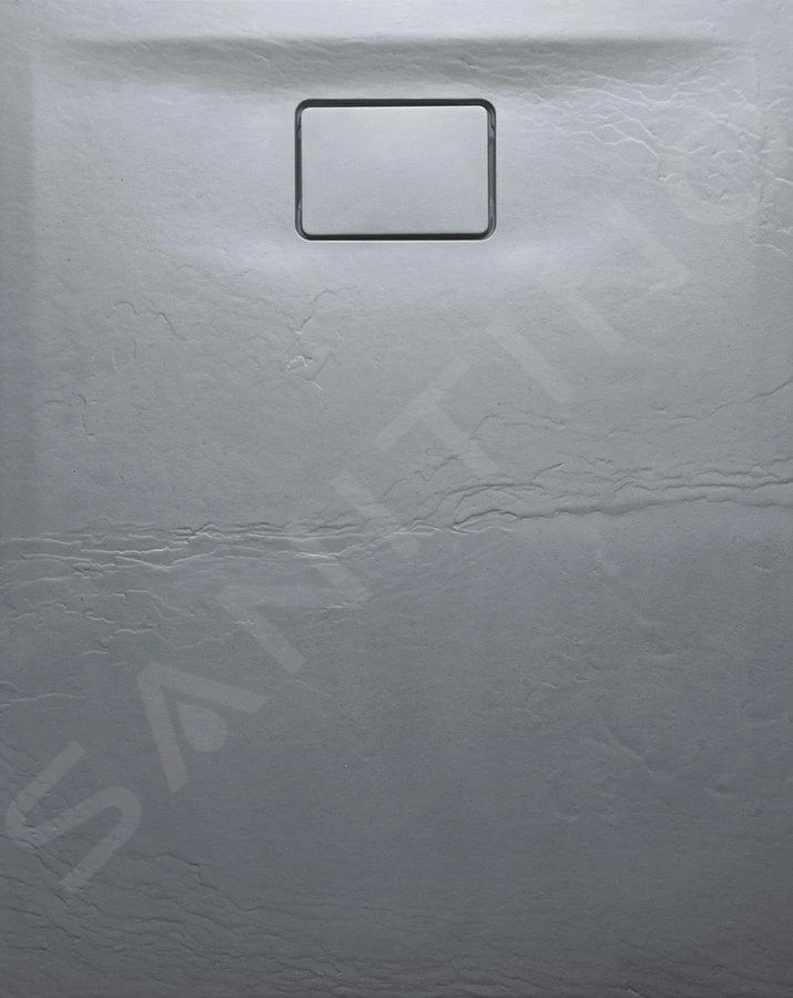 Sapho Acora - Douchebak 1000x800 Mm, Gegoten Marmer, Decor Grijze Steen AC023 3 Sapho Acora - Douchebak 1000x800 Mm, Gegoten Marmer, Decor Grijze Steen AC023