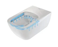 Duravit Viu - Wandtoilet, Rimless, Met WonderGliss, Alpine Wit 25110900001 -Hansgrohe Winkel c03c577d05223253fcf4cb46