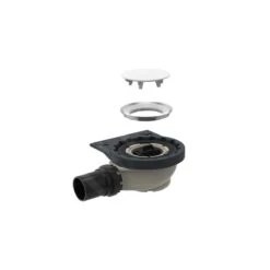 Geberit Setaplano - Afvoerset Voor Douchebakken, Met Framehouder 154.017.00.1