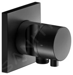 Keuco IXMO - 2-weg Stop- En Omstelkraan Met Slangaansluiting En Handdouchehouder Inbouw, Mat Zwart 59557371202