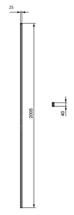 Ideal Standard I.Life - Instelprofiel 25 Mm, Silver Bright T4895EO -Hansgrohe Winkel c9a452ebab0d18ed7c4eb615